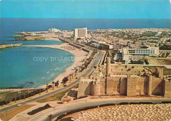 MONASTIR  Tunesia Le Ribat et le Boulevard front de mer