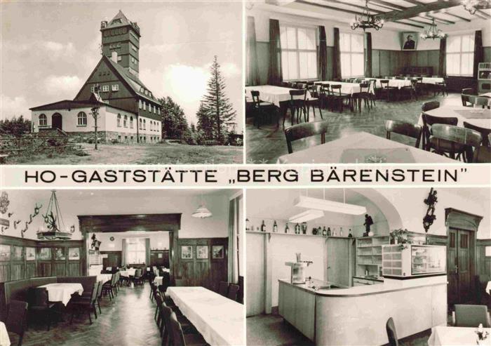 Baerenstein Annaberg-Buchholz Erzgebirgskreis Sachsen HO Gaststaette Berg Baeren