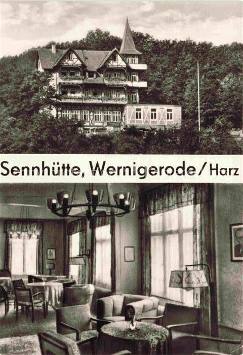 Wernigerode Harz Sennhuette Gastraum