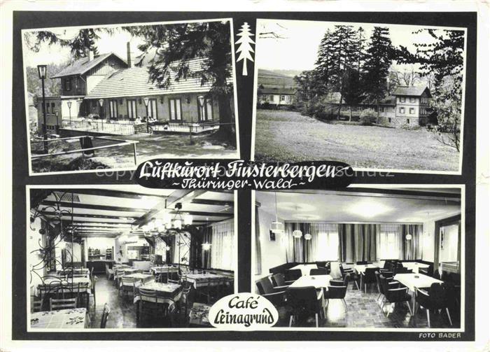Finsterbergen Bad Gotha Thueringen Cafe Leinagrund Gastraeume Teilansichten