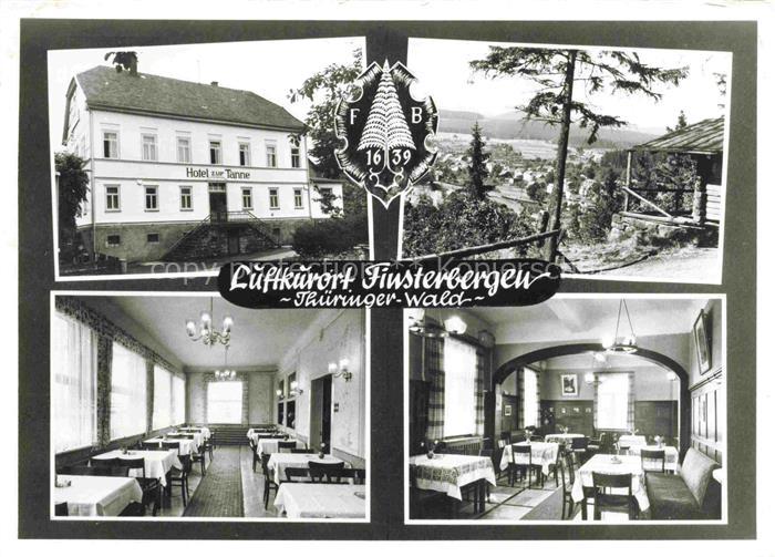 Finsterbergen Bad Gotha Thueringen Hotel zur Tanne Gastraeume Panorama