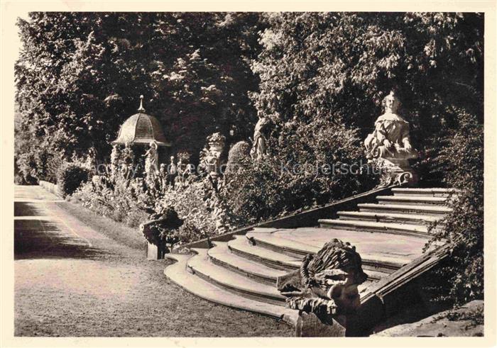 Veitshoechheim Wuerzburg Bayern Sphinxtreppe