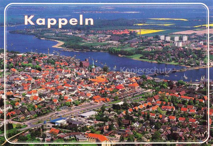 Kappeln  Schlei Schleswig-Flensburg Fliegeraufnahme