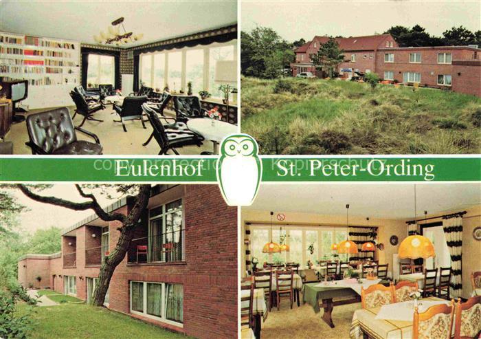 St Peter -Ording Nordseebad Hotel garni Eulenhof Teilansichten