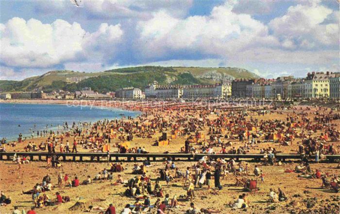 Llandudno Wales UK The Beach and Promenade