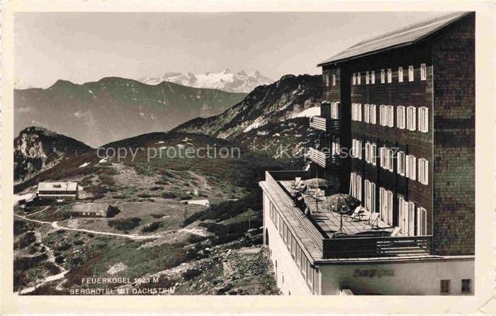Feuerkogel 1625m Roeschitz Waldviertel AT Berghotel mit dachstein