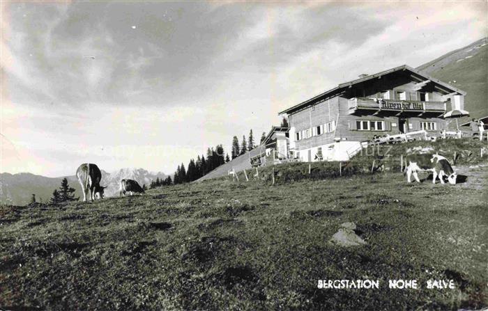Hohe Salve 1681m Brixental Tirol AT Bergstation Kuehe