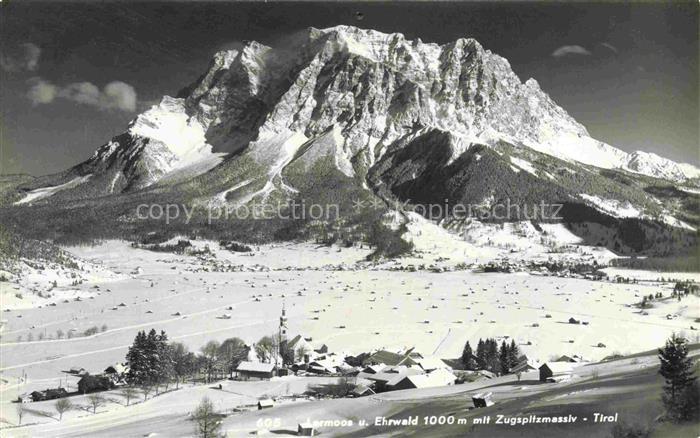 Lermoos Tirol AT Ehrwald Zugspitzmassiv