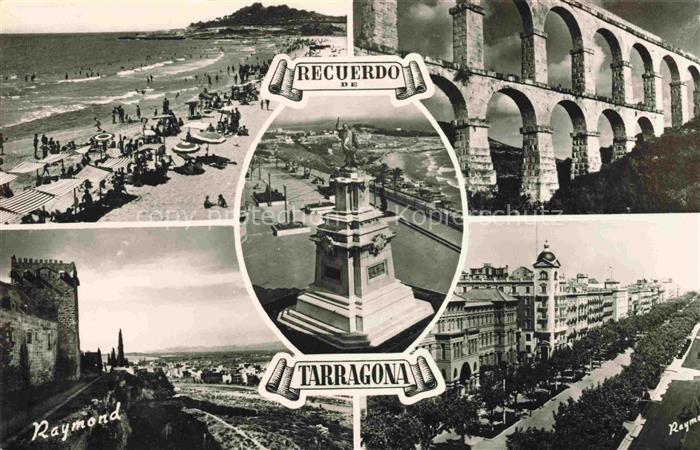 TARRAGONA ES Raymond Strand Bruecke Ruine Stadt