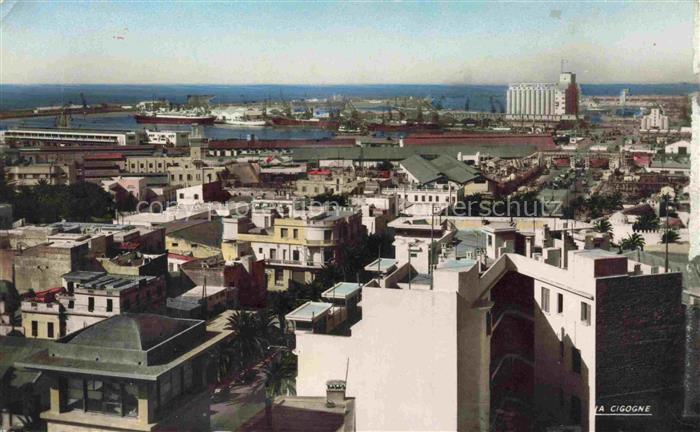 CASABLANCA Maroc Vue sur le Port