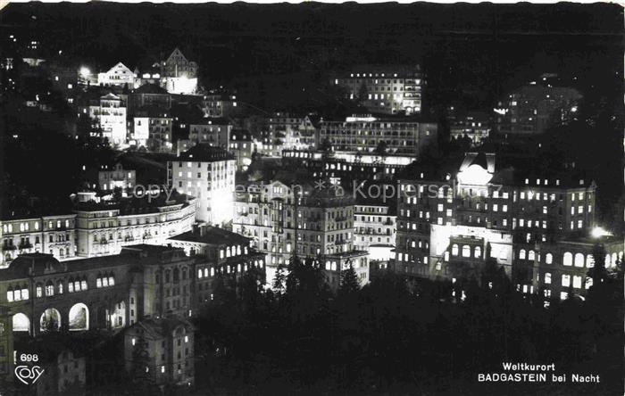 Badgastein BAD GASTEIN Pinzgau Pongau AT bei Nacht
