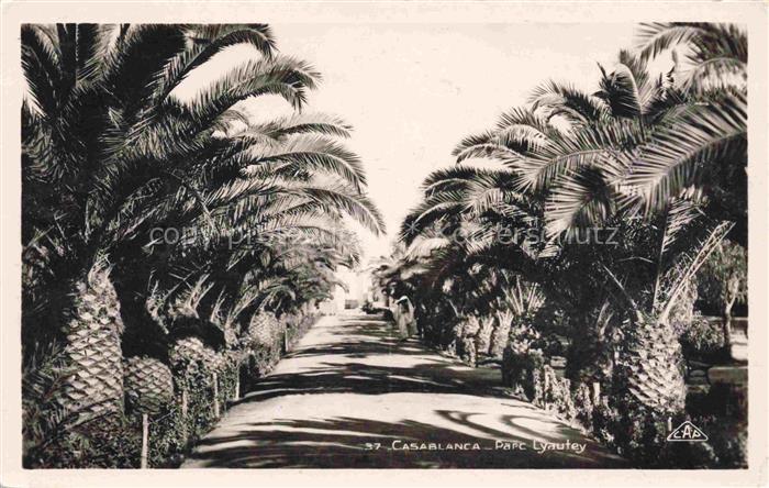 CASABLANCA Maroc Parc Lyautey