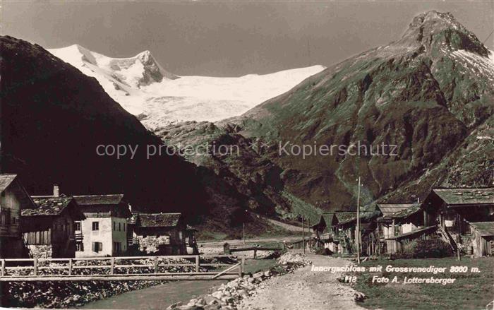 Grossvenediger 3660m Hohe Tauern AT Innergeschloss