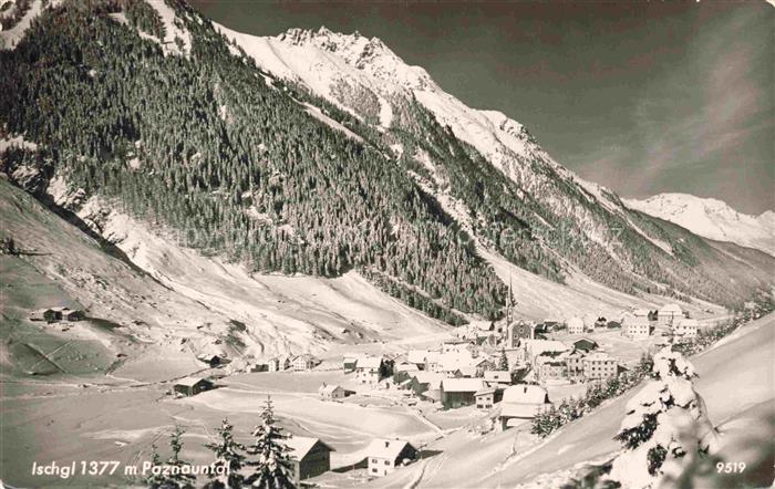 Ischgl 1377m Paznauntal Tirol AT Panorama