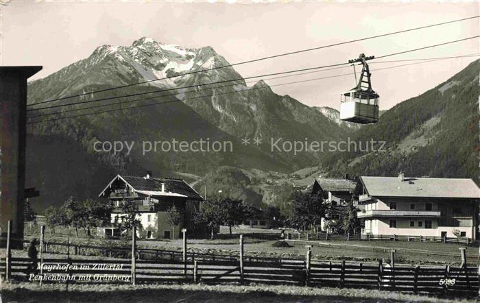 Mayrhofen  Zillertal Tirol AT Penkenbahn Gruenberg
