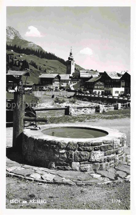 LECH  Arlberg Vorarlberg AT Kirche Wasserbrunnen
