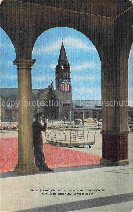 Cheyenne Mountain Colorado Springs Colorado USA Union Pacific R.R. Station Wyomi