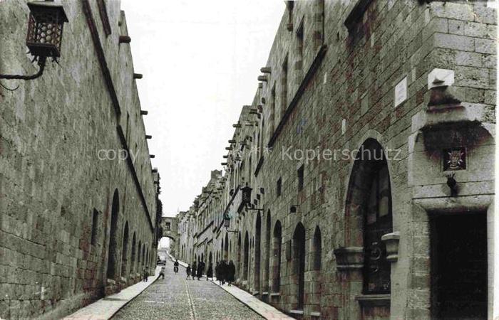Rhodes  RHODOS Greece Strasse