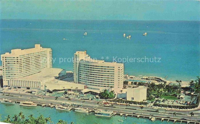 Miami Beach Florida USA Hotel Cabana and Yacht Club Frontainebleau