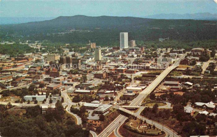 Greenville California Aerial View of Business Section