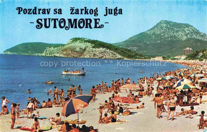 Sutomore Sutomora Dalmatien Croatia zarkog juga Strand