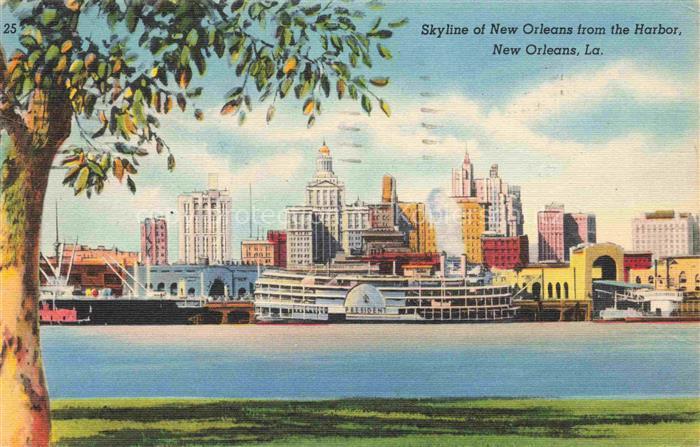 NEW ORLEANS Louisiana USA Skyline Harbor