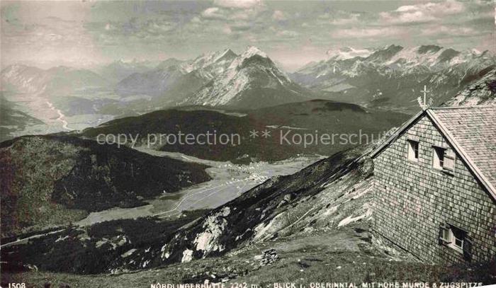 Noerdlingerhuette 2242m Reiterspitze Karwendel Zirl Tirol AT Oberinntal hohe Mun