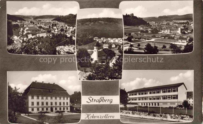 Strassberg Hohenzollern BW Kirche Fliegeraufnahme