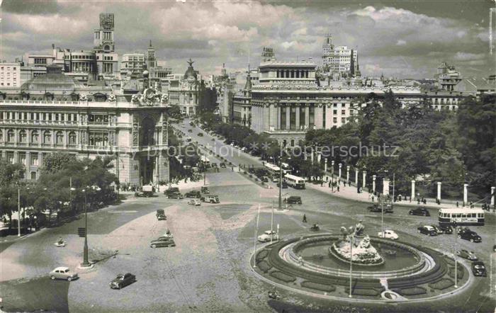 MADRID ES Cibeles et rue Alcala