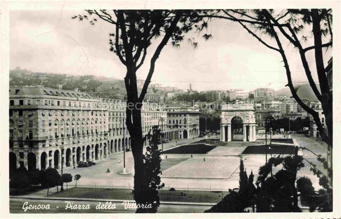 GENOVA Genua Liguria IT Piazza della Vittoria