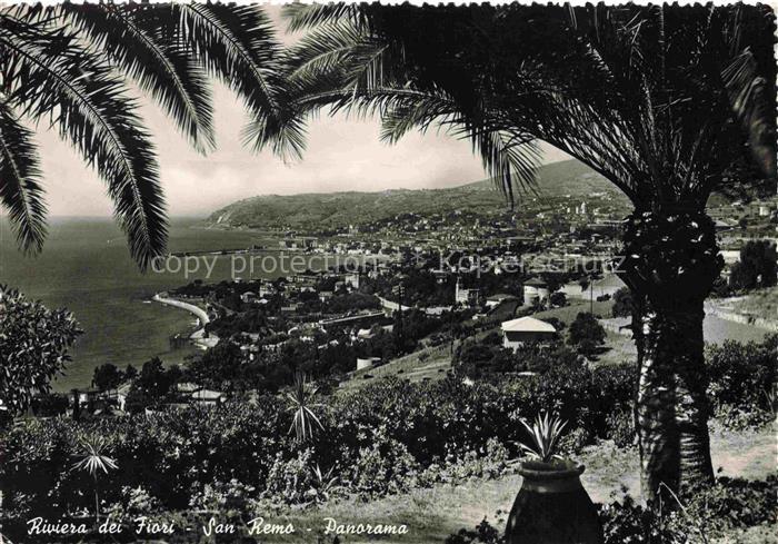 SANREMO San Remo Liguria IT Riviera dei Fiori Panorama