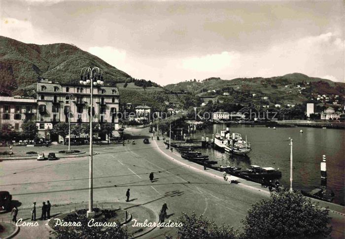 COMO  Lago di Como Lombardia IT Piazza Cavour Imbarcadero