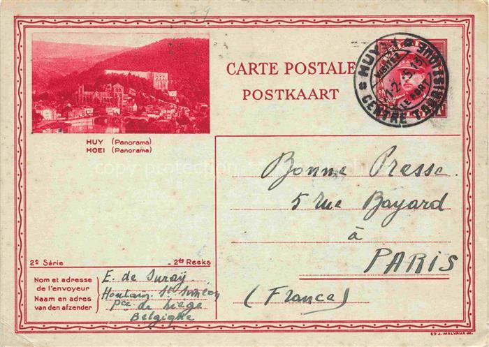 Huy Hoei Liege Belgie Panorama