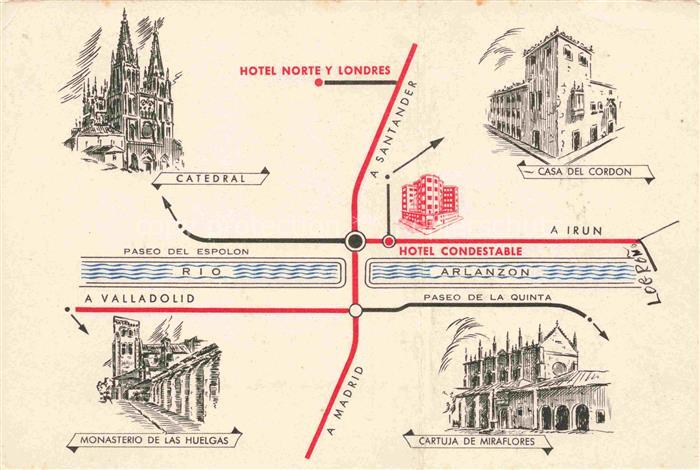 BURGOS Castilla y Leon ES Hotel Norte Y Londers Hotel Condestable