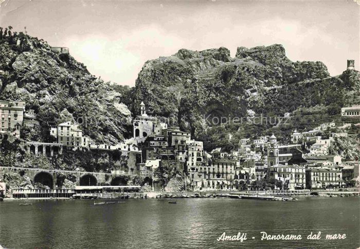 Amalfi Campania IT Panorama de Mare