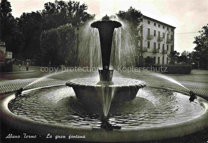 Abano Terme Veneto IT La gran fontana