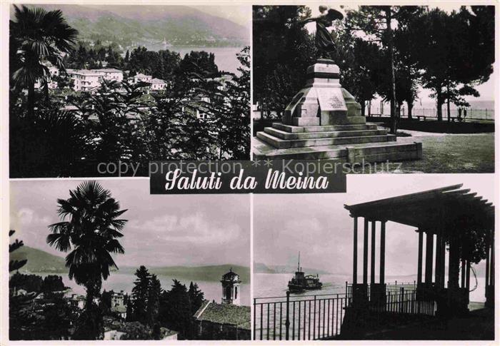 Meina Novara Piemonte IT Denkmal Panorama Kueste