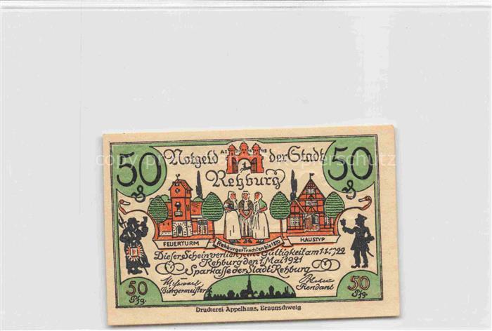 Rehburg Bad 50 Feuerturm Haustyp Trachten Pfg.