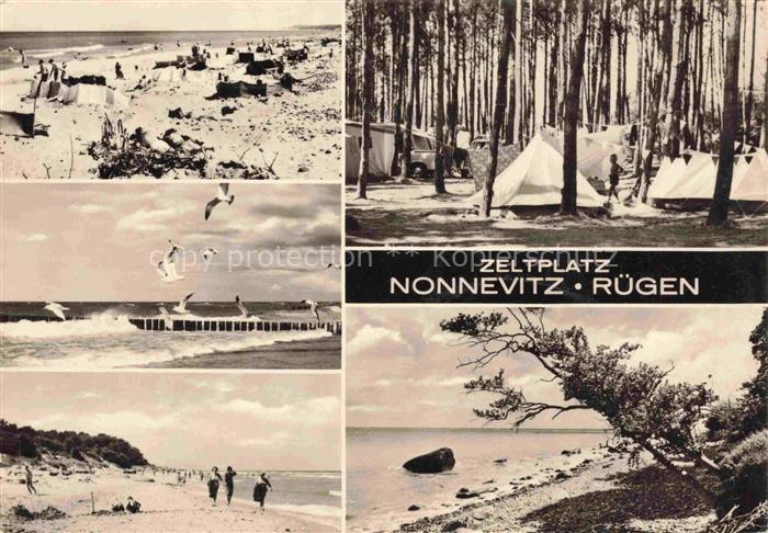 Nonnevitz Dranske Ruegen Zeltpletz Strand
