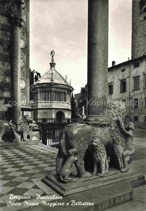 BERGAMO Lombardia IT Santa Maria Maggiore e Battistera