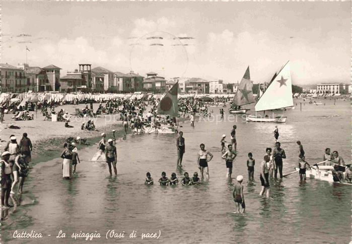 CATTOLICA  Provincia Rimini IT La spiaggio Strand