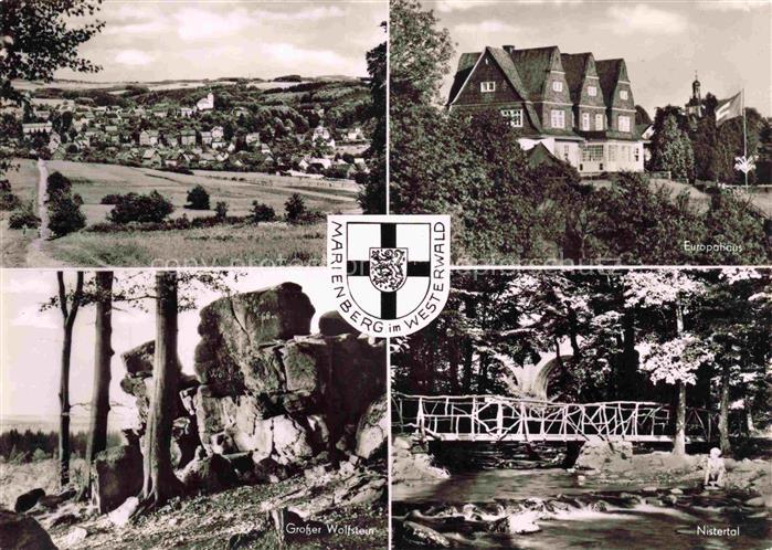 Marienberg  Westerwald Bad Rheinland-Pfalz Europahaus Grosser Wolfstein Niesteta