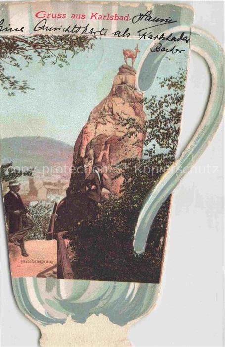 Karlsbad Eger KARLOVY VARY CZ Hirschensprung