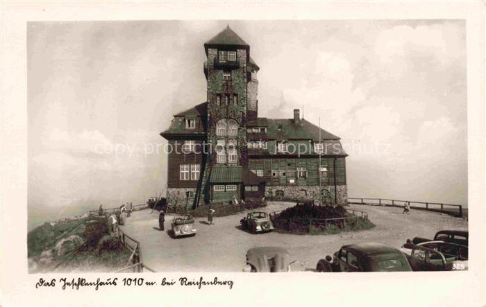 Jeschken Jested Liberec Reichenberg CZ Das Jeschkenhaus