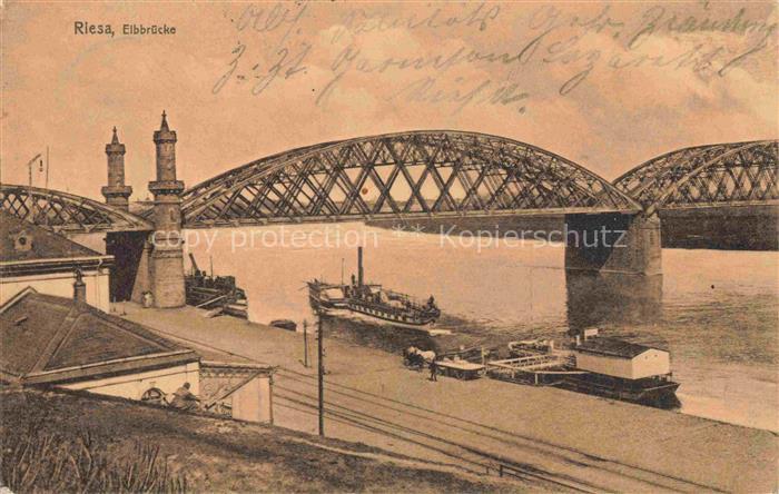 Riesa Sachsen Elbbruecke