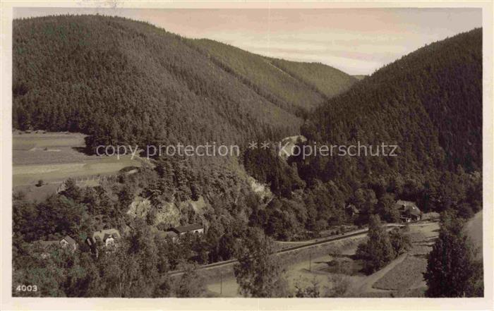 Leutenberg Saalfeld Thueringen Herschdorfer Tal Panorama
