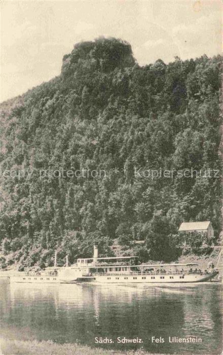 Saechsische Schweiz Fels Lilienstein