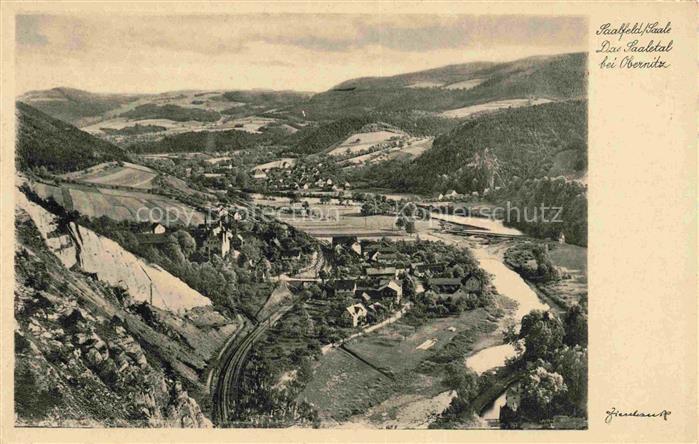 Saalfeld Saale Thueringen Saaletal bei Obernitz