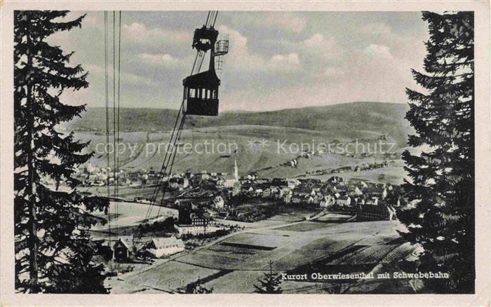 Oberwiesenthal Erzgebirge Sachsen mit Schwebebahn