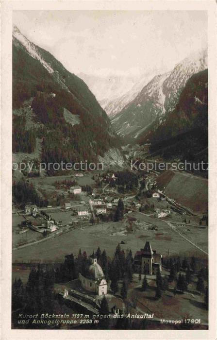Boeckstein Bad-Gastein Pinzgau-Pongau AT mit Anlauftal und Ankogelgruppe
